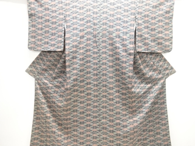 JAPANESE KIMONO / ANTIQUE KIMONO / TAISHO ROMAN STYLE / BAMBOO GRASS